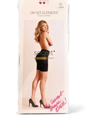 NWT Victoria's Secret Seamlessly Sexy Thigh Slimmer Black | Med Control | Sz S
